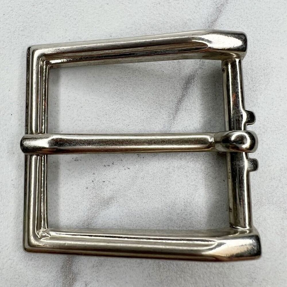 Silver Tone Simple Basic Belt Buckle